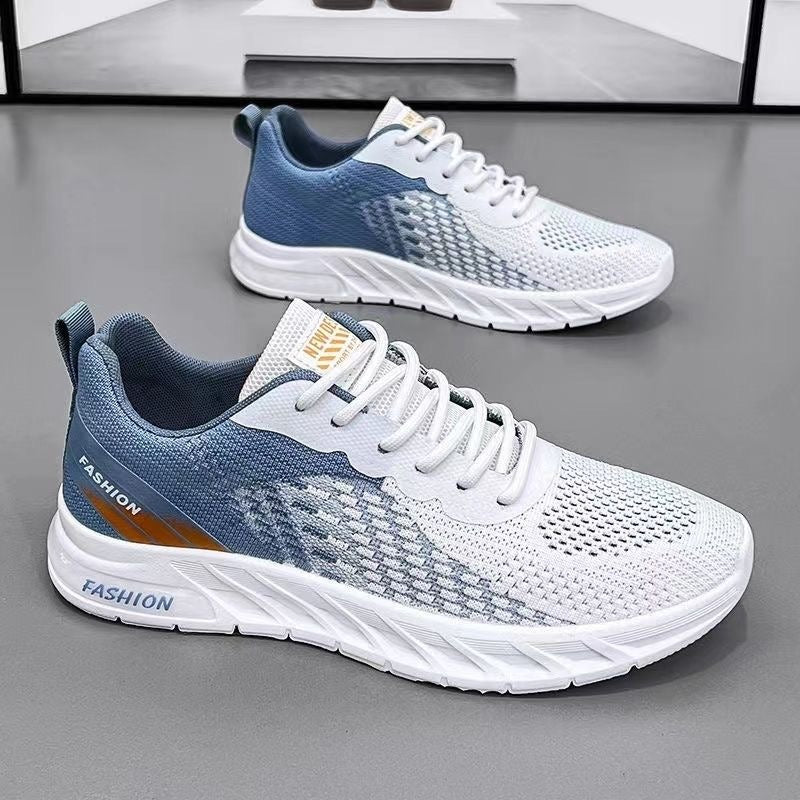 Men's shoes, new summer sports and leisure shoes, breathable and odor resistant mesh shoes, trendy and versatile running shoes