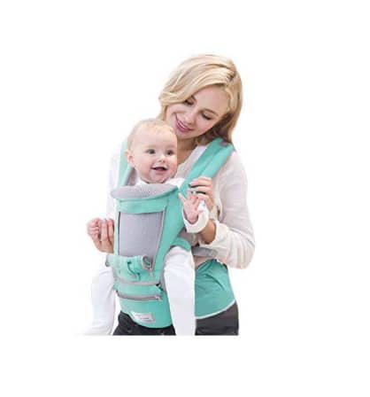 Baby Carrier with Hip Seat - Teal colour_0