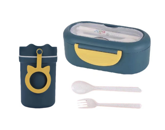 2 Piece Lunch Box with Soup/Juice/Water Cup_0