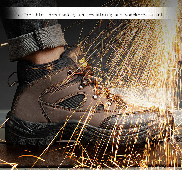 Labor protection shoes, high top safety shoes, protective shoes, Father's Day gift